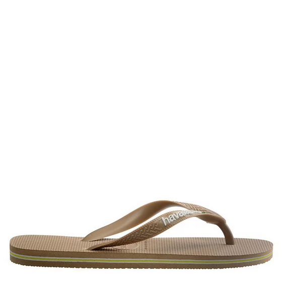 HAVAIANAS BRASIL LOGO FLIP FLOP ROSE GOLD (SAND)