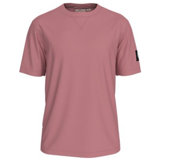BADGE SLEEVE REGULAR FIT T-SHIRT ROSE DUSK (VLG)