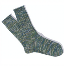  80423600 5 COLOUR MIX CREW SOCK MOSS