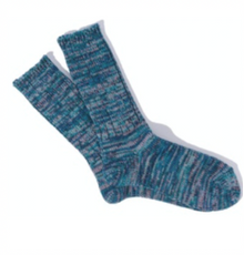  80423600 5 COLOUR MIX CREW SOCK NAVY