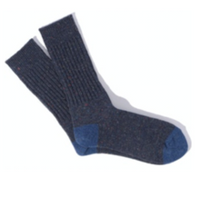  80423300 TWEED NEP CREW SOCK NAVY