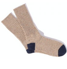  80423300 TWEED NEP CREW SOCK BEIGE