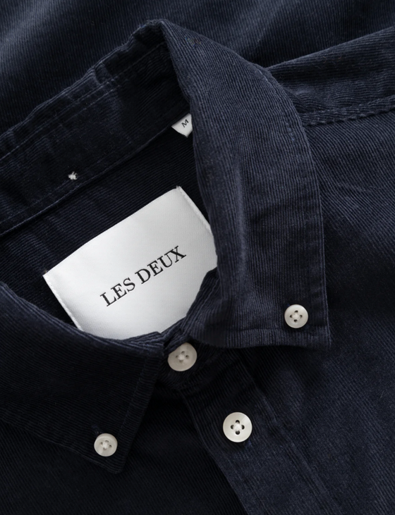 KRISTIAN CORDUROY SHIRT NAVY