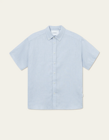  KRIS LINEN SS SHIRT SUMMER SKY