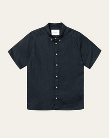  KRIS LINEN SS SHIRT NAVY