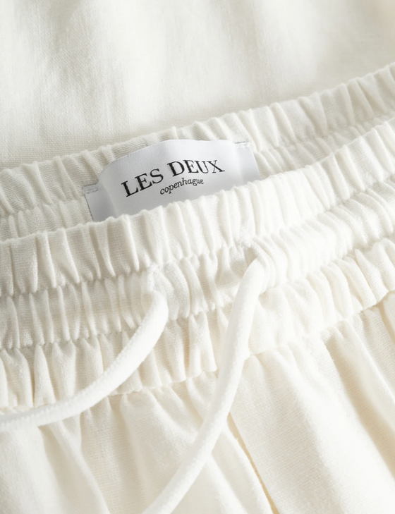 OTTO LINEN SHORTS WHITE (052)
