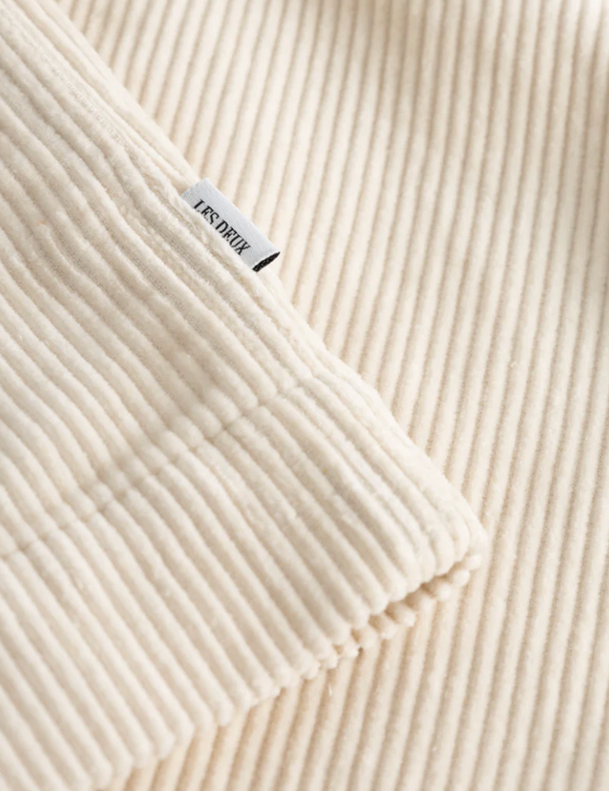 LAYTON OVERSHIRT IVORY CORDUROY