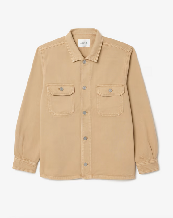 CH3468 DENIM OVERSHIRT BEIGE (I8V)