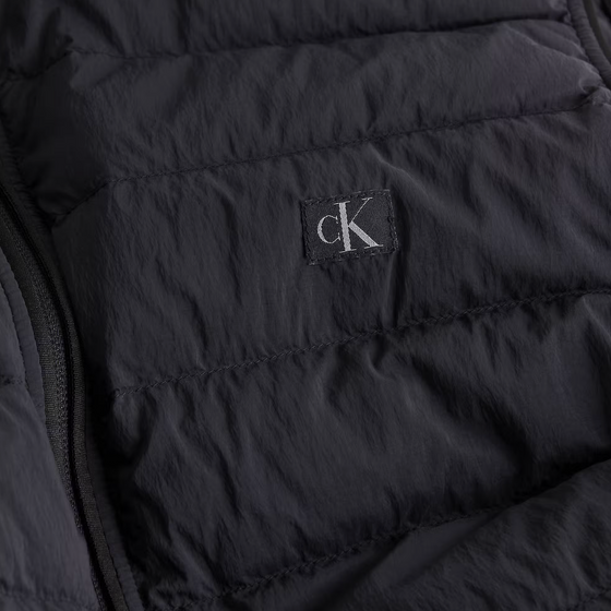 DOWN PUFFER BODY WARMER BLACK