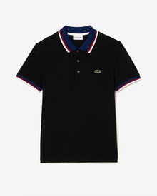  PH3461 REGULAR FIT CONTRAST COLLAR POLO BLACK (031)