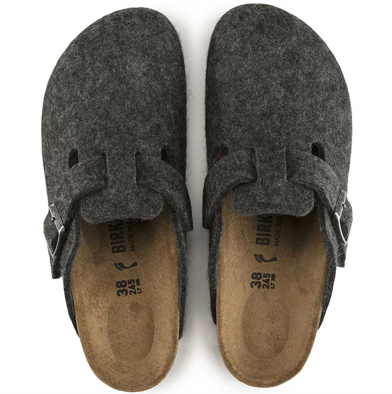 BOSTON WOOL FELT ANTHRACITE