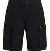 WASHED RIPSTOP CARGO SHORT BLACK (BEH)