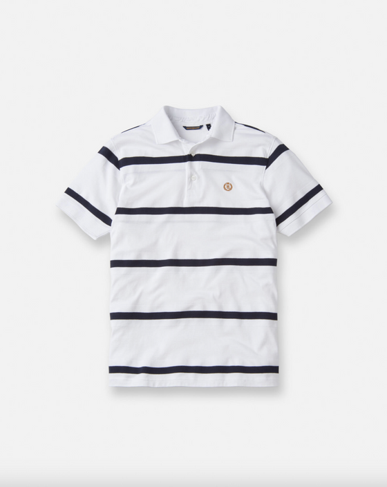 SALCOMBE SS POLO WHITE (000)