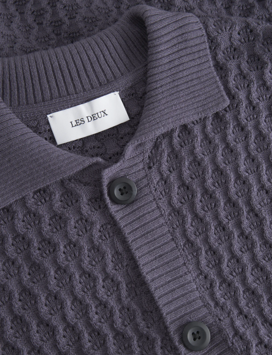 GESPERTUS KNIT SHIRT GRAYSTONE