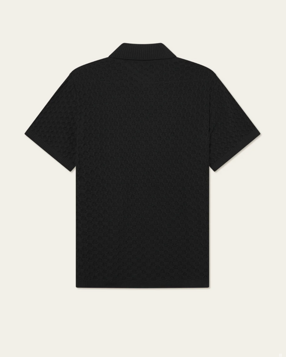 GESPERTUS KNIT SHIRT BLACK