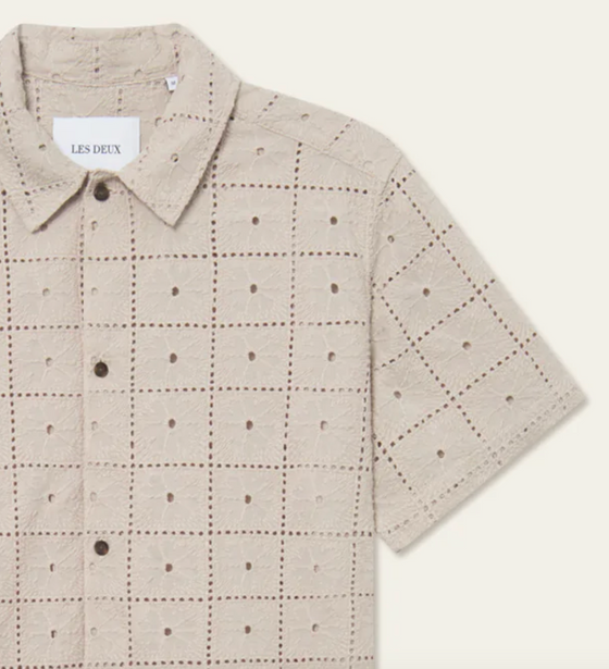 HECTOR ANGLAISE SHIRT LIGHT SAND