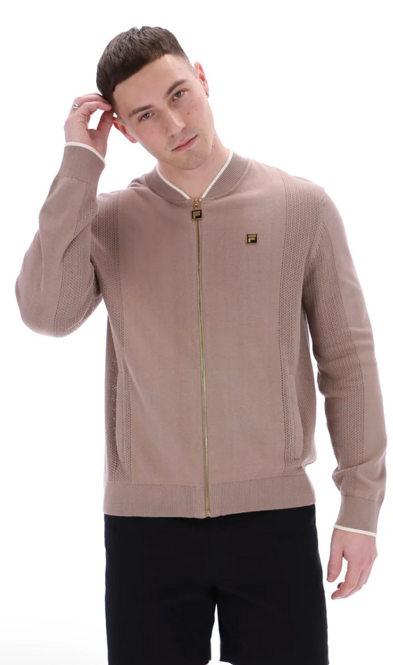 FERGUSON TRACK TOP MOCHA