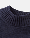 CLEW MOCK NECK NAVY