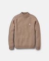 CLEW MOCK NECK SAND MELANGE