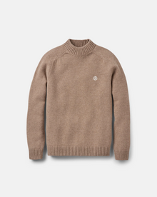  CLEW MOCK NECK SAND MELANGE