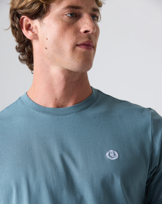 COWES T-SHIRT SEA SPRAY BLUE (632)