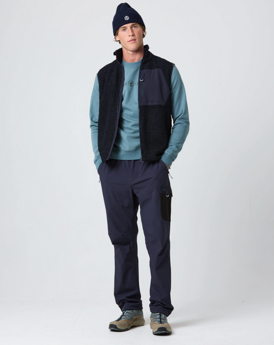CRASTER FLEECE GILET NAVY