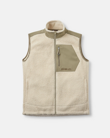  CRASTER FLEECE GILET OFF WHITE / KELP