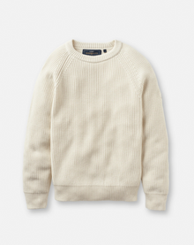  GOLANT RIBBED CREW ECRU