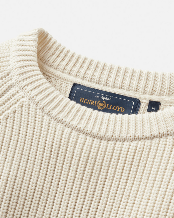 GOLANT RIBBED CREW ECRU