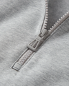 KINSALE 1/4 ZIP GREY MELANGE