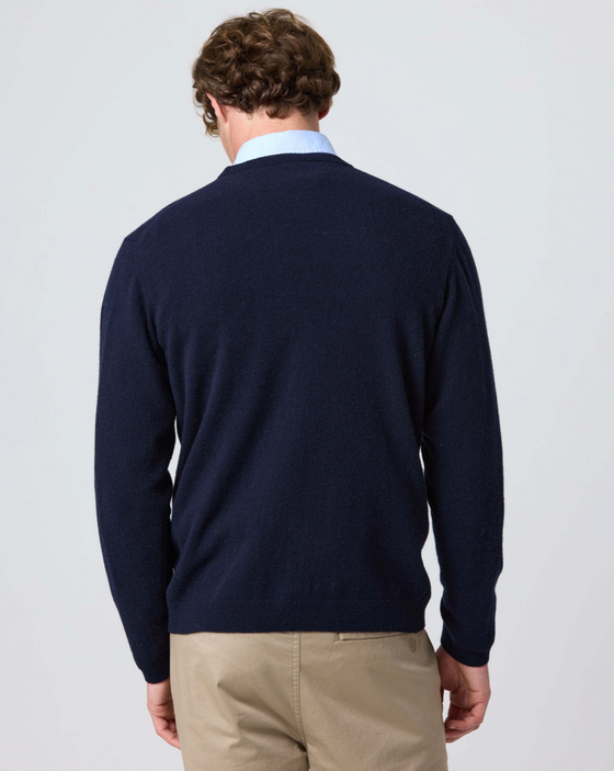TEDDINGTON CREW KNIT NAVY