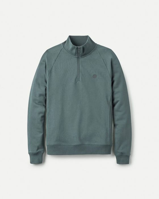 KINSALE 1/4 ZIP SEA SPRAY BLUE