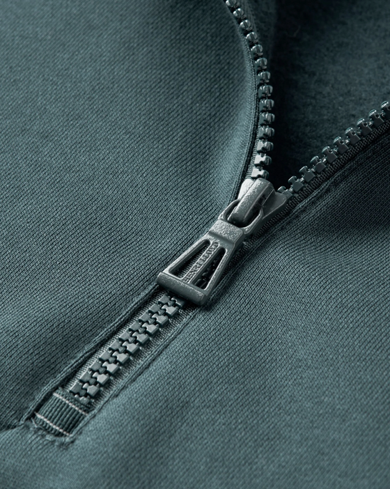 KINSALE 1/4 ZIP SEA SPRAY BLUE