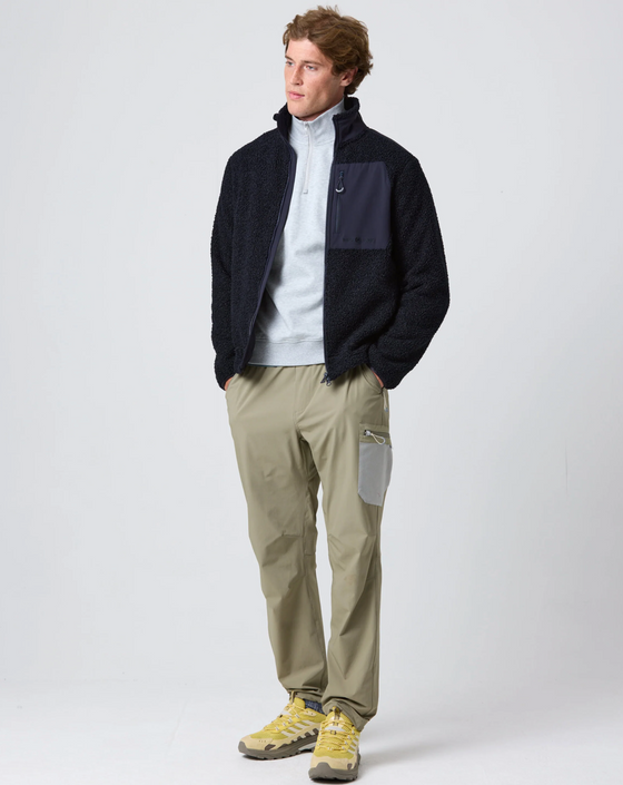 CRASTER FLEECE JACKET NAVY