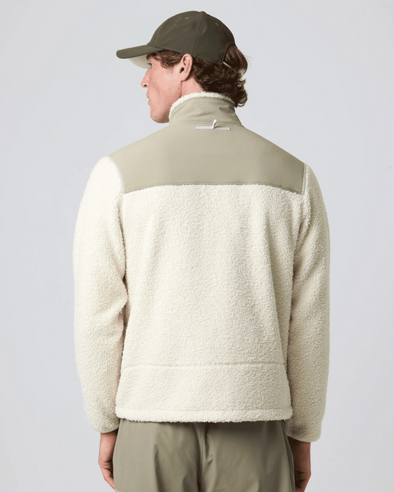 CRASTER FLEECE JACKET OFF WHITE / KELP