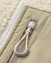 CRASTER FLEECE JACKET OFF WHITE / KELP