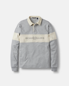  VOYAGER RUGBY SHIRT GREY / OFF WHITE