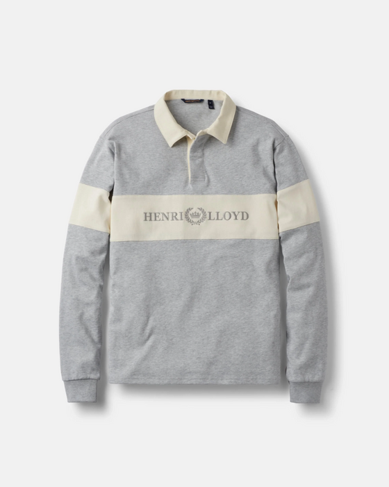 VOYAGER RUGBY SHIRT GREY / OFF WHITE