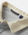 VOYAGER RUGBY SHIRT GREY / OFF WHITE