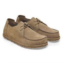 UTTI LACE SHOE SUEDE GRAY TAUPE