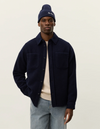 LENNON BOUCLE OVERSHIRT DARK NAVY