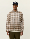 LENNON BRUSHED FLANNEL CHECK SHIRT IRISH CREAM