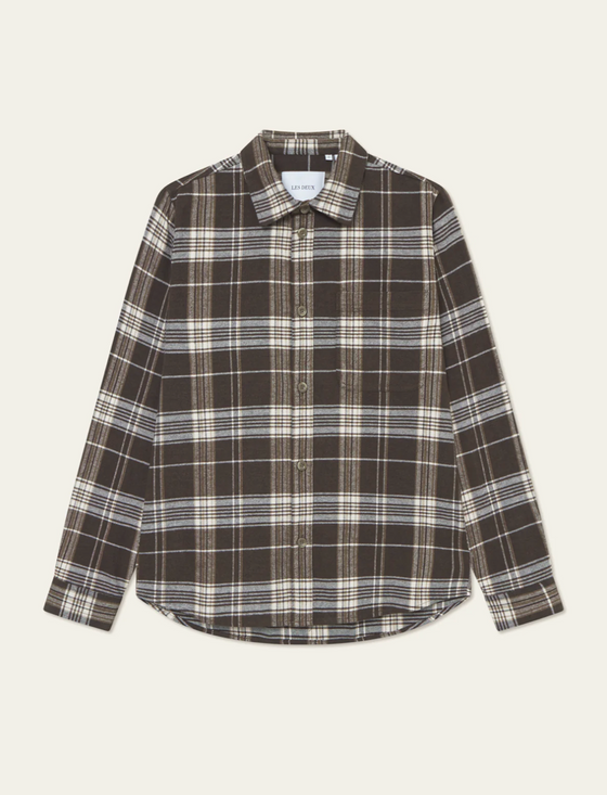 LENNON BRUSHED FLANNEL CHECK SHIRT DELICIOSO