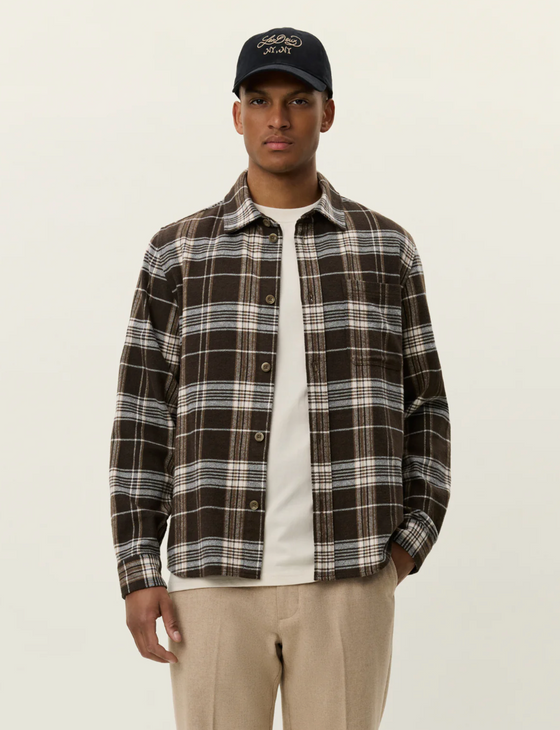 LENNON BRUSHED FLANNEL CHECK SHIRT DELICIOSO