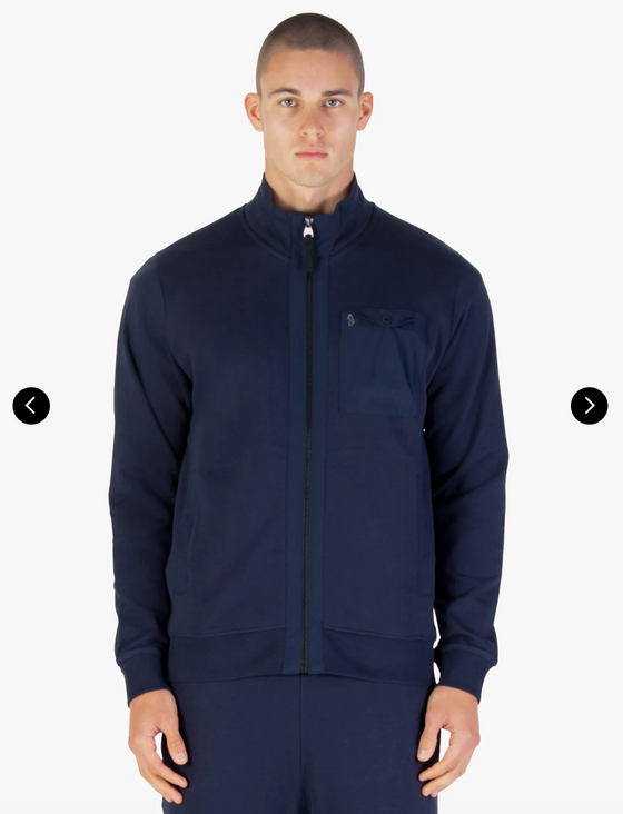 SUTTON 1000 ZIP THROUGH SWEATSHIRT DARK NAVY