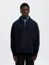 RELAX ARON 1/2 ZIP SWEATSHIRT SKY CAPTAIN