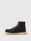 TEO LEATHER MOC-TOE BOOT DEMITASSE