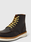 TEO LEATHER MOC-TOE BOOT DEMITASSE