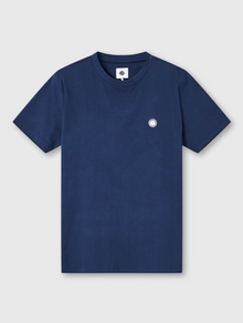  MITCHELL CHEST LOGO T-SHIRT NAVY