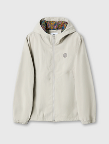  FELTHAM ZIP THROUGH HOODED JACKET GREY